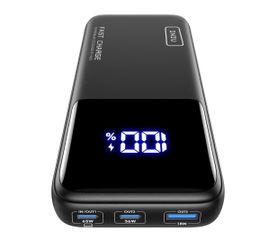 20000mAh Laptop Power Bank, Compact 65W PD Dual Fast Charging Portable Charger, Flight-Safe Battery Pack with USB C Cable for Travel MacBook iPad Tabl