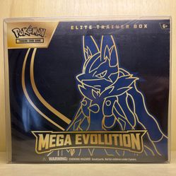 Pokemon Mega Lucario ETB (With Plastic Case)