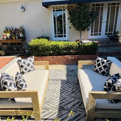 Teak Warehouse Coast Collection Sofa Set