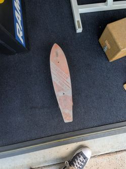 Vintage aluminum skateboard