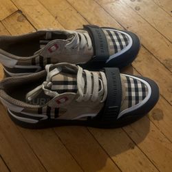 Burberry Chexk Trainers Shoes