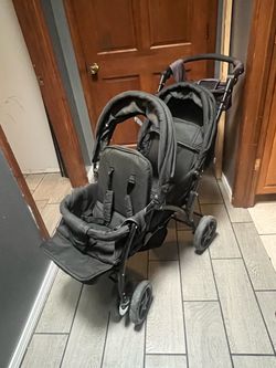Double Tandem Baby Stroller