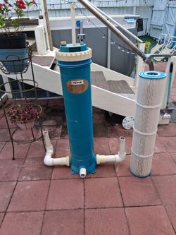V e v o r 150 square feet pool filter system blue