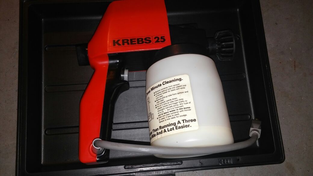 KREBS 25.Electric Airless Paint SPRAYER MADE Switzerland. MODEL,015127.