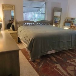 King 7pc American Of Martinsville Bedroom Set