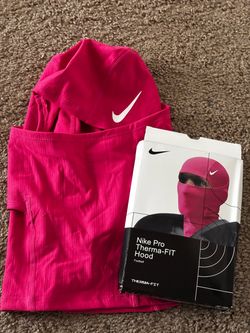 Hot pink nike ski mask