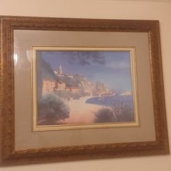 Beautiful John Clayton Painting Tuscan Bay