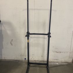 Power Tower Pull Up Bar, Pull Up Bar Station Workout Dip Station Height Adjustable Strength Training Equipment 330lbs Weight Capacity, Black