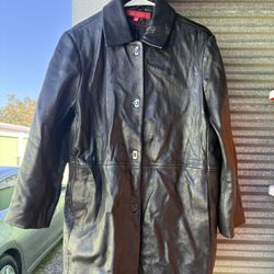 Anne Klein Women’s Black Leather Jacket