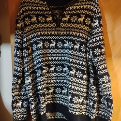 Foundry Supply Co 1/4 Zip deer Sweater