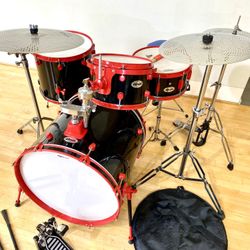 Ddrum Diablo 5 Piece Complete Drum Set 22 12 16 14” New Quiet Cymbals Stands Throne $375 Cash In Ontario 91762. Sticks Key C. Bag Brushes