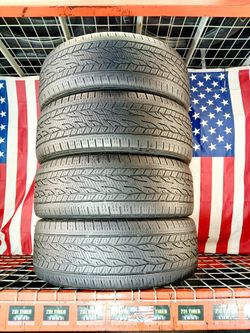 ✅ LT275/60R20 CONTINENTAL CROSSCONTACT ALL SEASON GMC SIERRA SILVERADO DENALI RAM2500 F250 RAM3500 F350 275 60 20 USED TIRES
