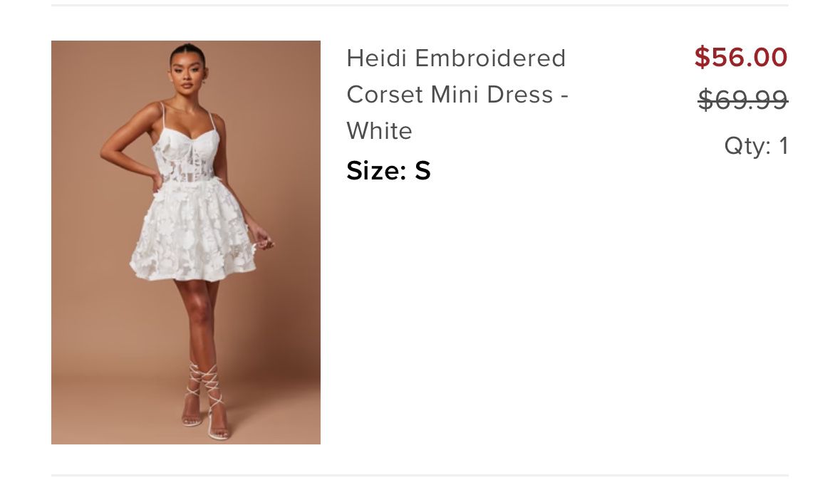 Corset Mini Dress