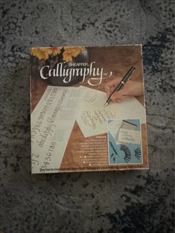 Vintage Sheaffer calligaphy instruction booklet nibs and ink