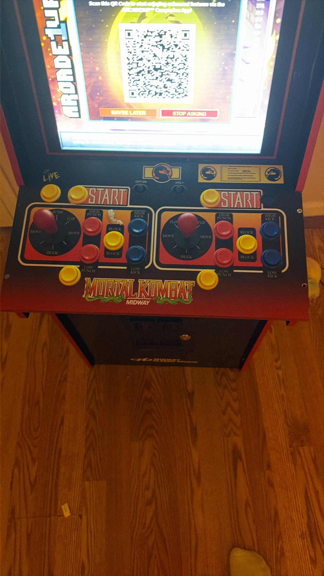 Arcade. One Up Machine.