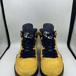 Michigan Jordan 5 Size 9.5