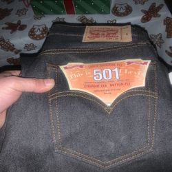 501 Levi’s 32x30 Charcoal Grey