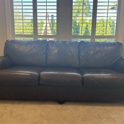 Genuine leather couch