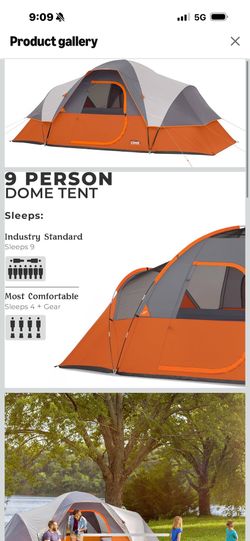 Tent for 9 people