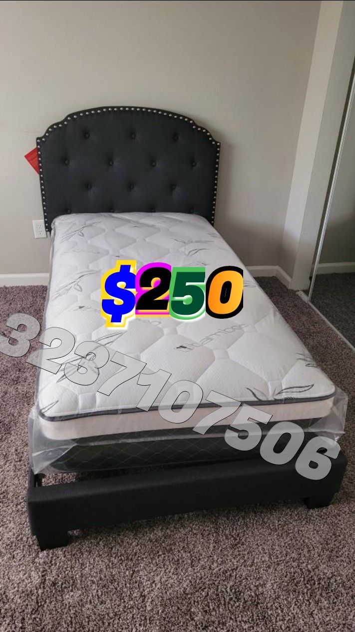 Twin Size Bed And Mattress