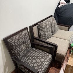 Couch and chair combo