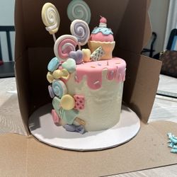 Candyland Theme Fake Cake 
