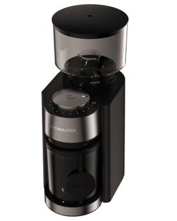 Aromaster Electric Burr Coffee Grinder, Midnight Black