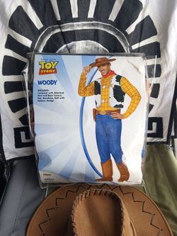 For sale Toy story adult large Halloween costume, please see pictures for more details.