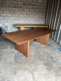 95” walnut dining table ( can deliver for $10 )