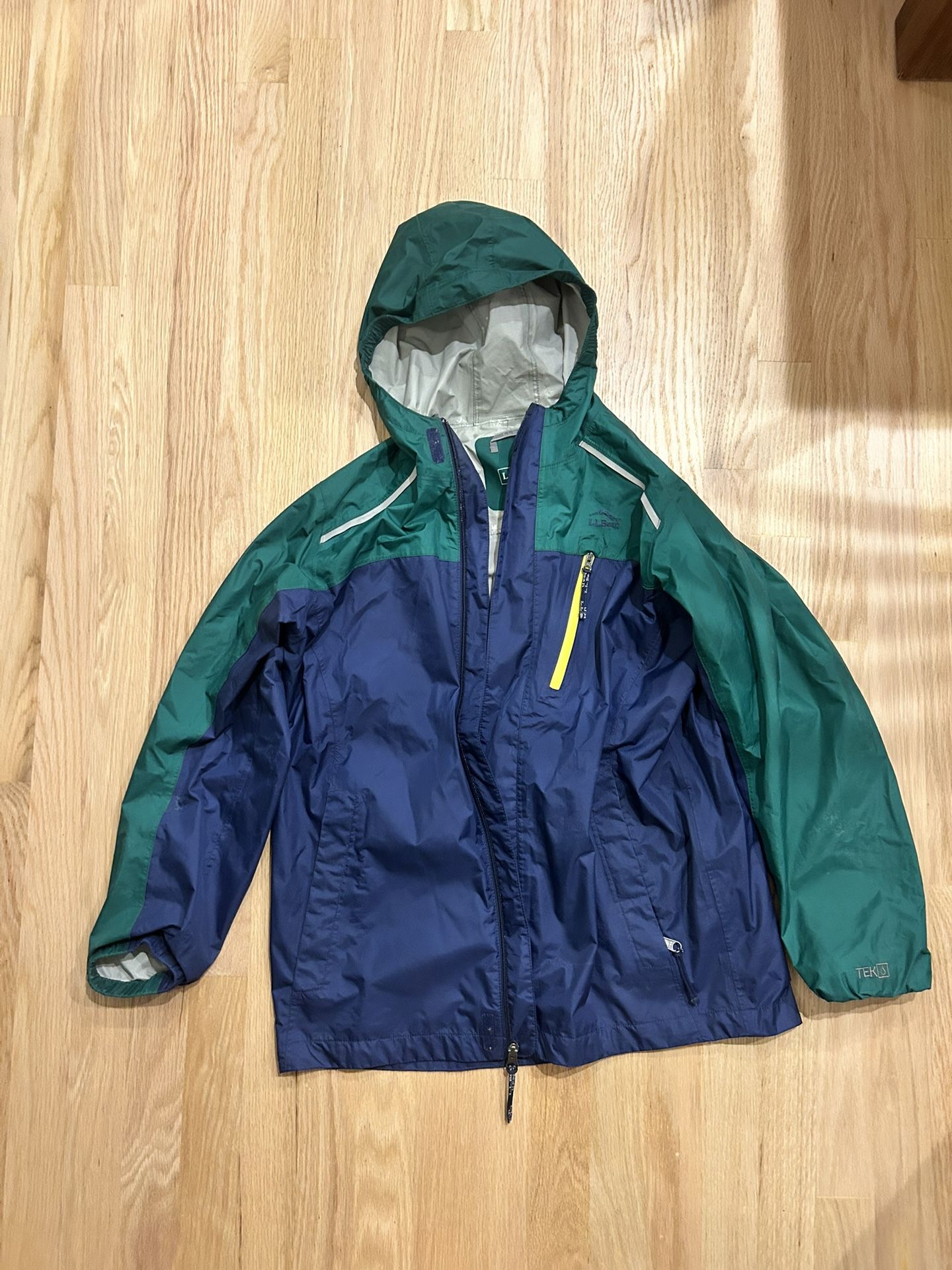 LL Bean Kids Trail Model Rain Jacket (XL 18)