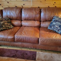 Cabin Couch & Loveseat  & Ottoman 