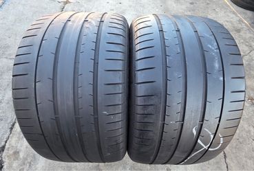 2 USED TIRES PIRELLI RFT 315/35/20