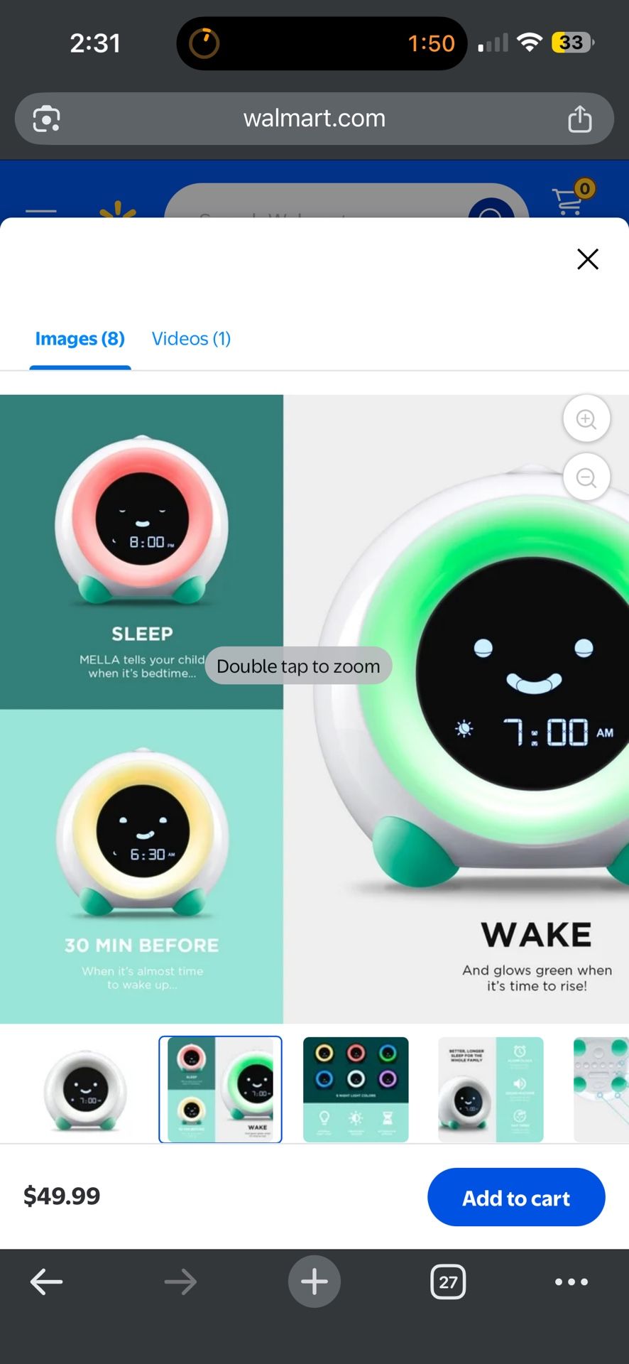 Mella Children’s Sleep Trainer Little