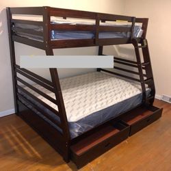New Bunkbed With Both New Mattresses Included 