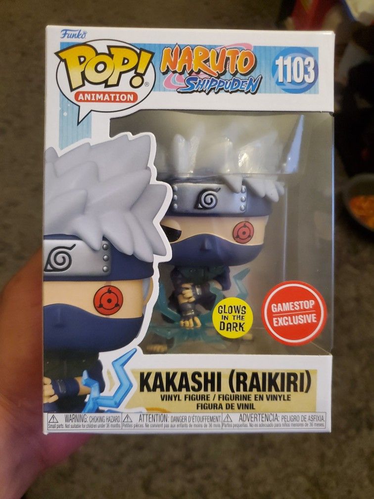 Kakashi (Raikiri) Funko Pop GID GameStop Exclusive