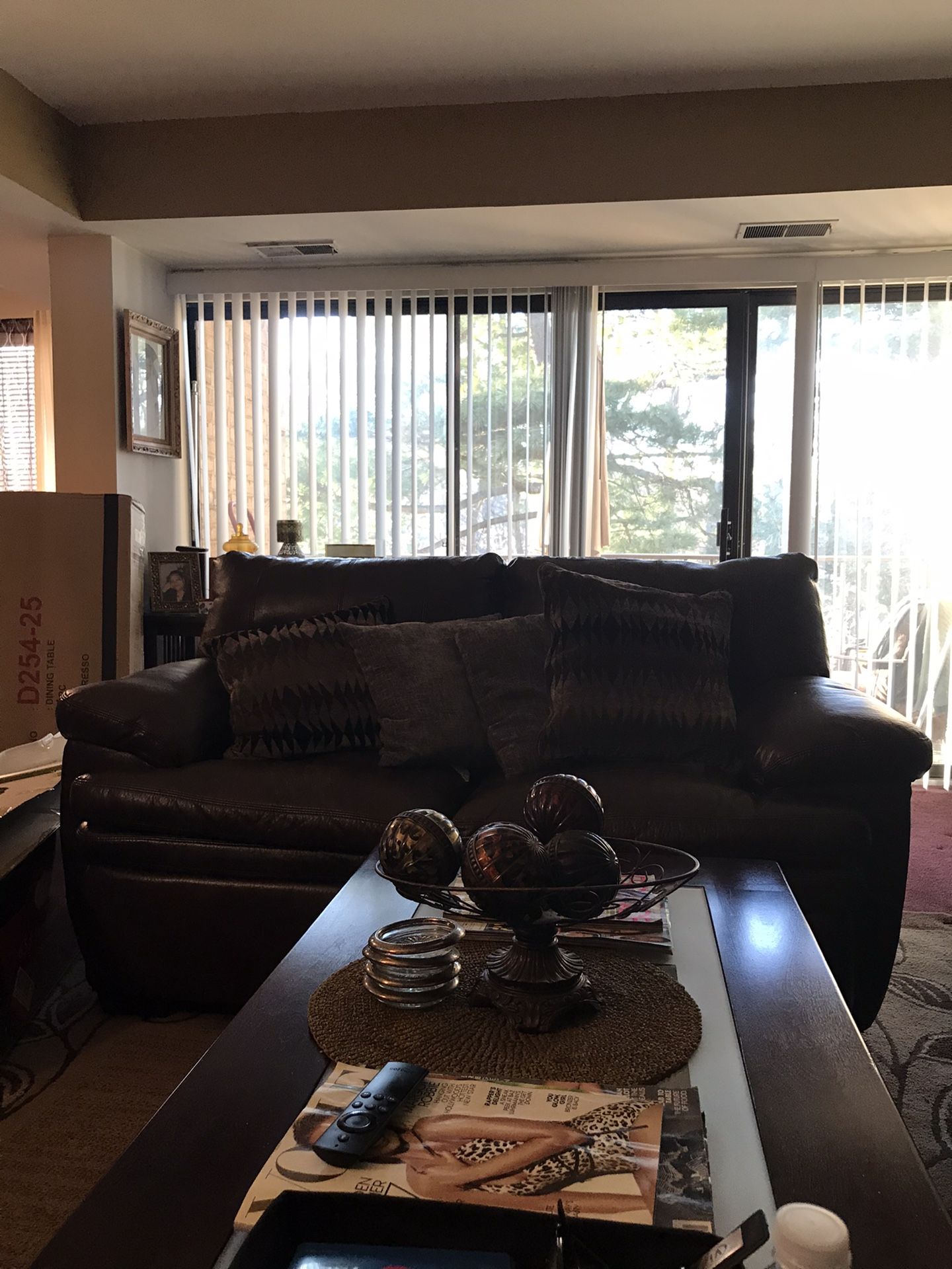 Couch , love seat and recliner