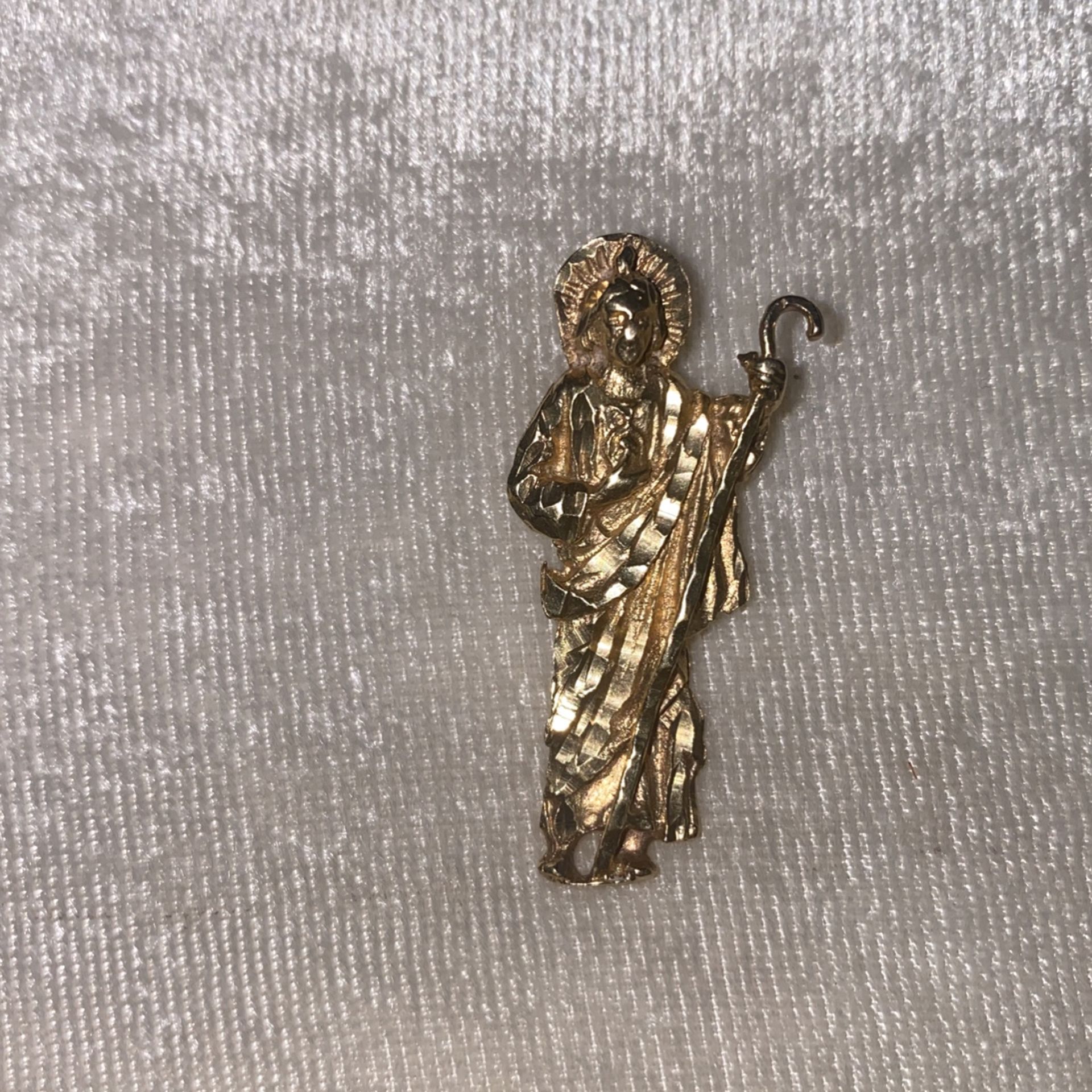 10 Karat Gold Saint Jude Pendant