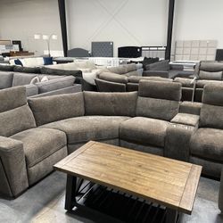 Power Reclining Sectional On Sale Now!! 