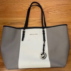 Michael Kors Saffiano Leather Tote Bag