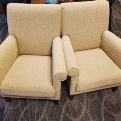 Wingback Conversational Chairs
