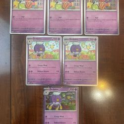Pokemon Drifloon & Drifblim Mega Evolution Blister Promo Cosmo Holo Lot of 6 NM