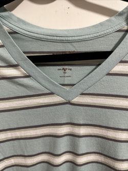 Arizona Stripped Green And White And Gray Sz M