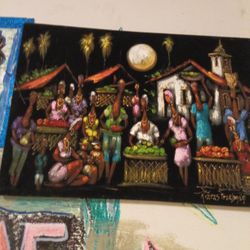 Long Necked People In Haiti.  