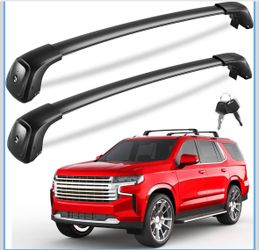 Lockable Roof Crossbars, Chevy Tahoe, Suburban, GMC Yukon, Cadillac Escalade