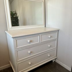 Pottery Barn Dresser and Mirror