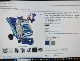 Beach Cart. New. Never opened.