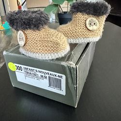 Knitted Timberland Booties Size 0
