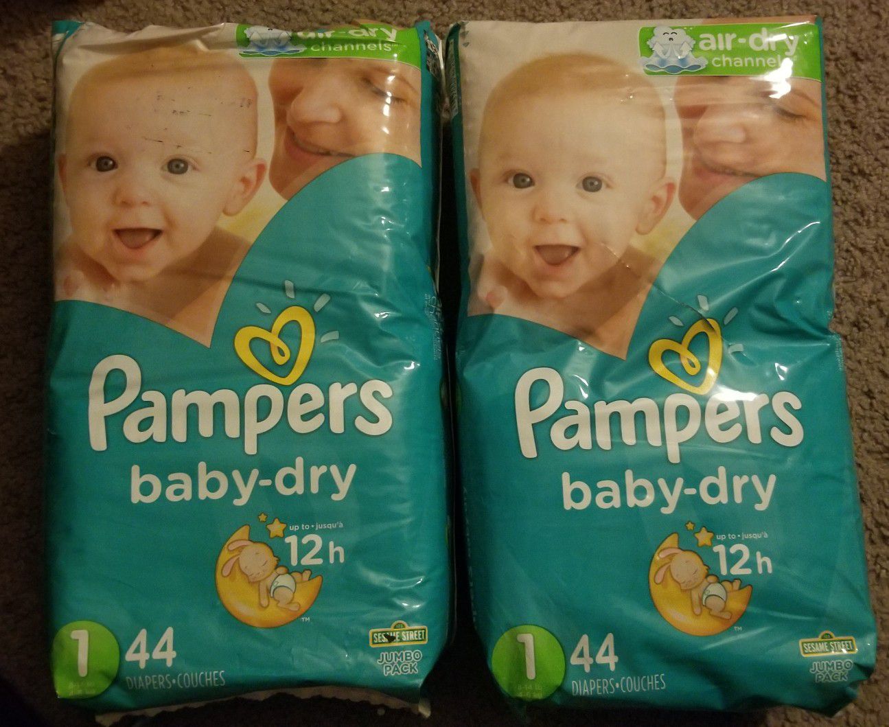 Pampers Diapers - Size 1 Unopened (88 total count)