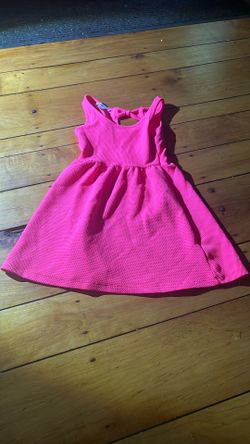 Hot Pink Kids Dress Size 6