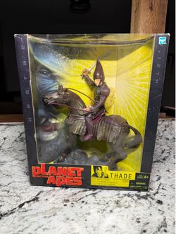 2001  Planet of the Apes THADE with Battle Steed Action Figure Hasbro